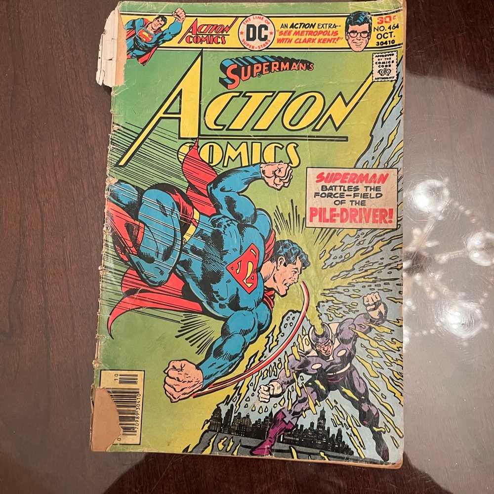 Action Comics #464 Vintage Collector's Item DC Comics 1976